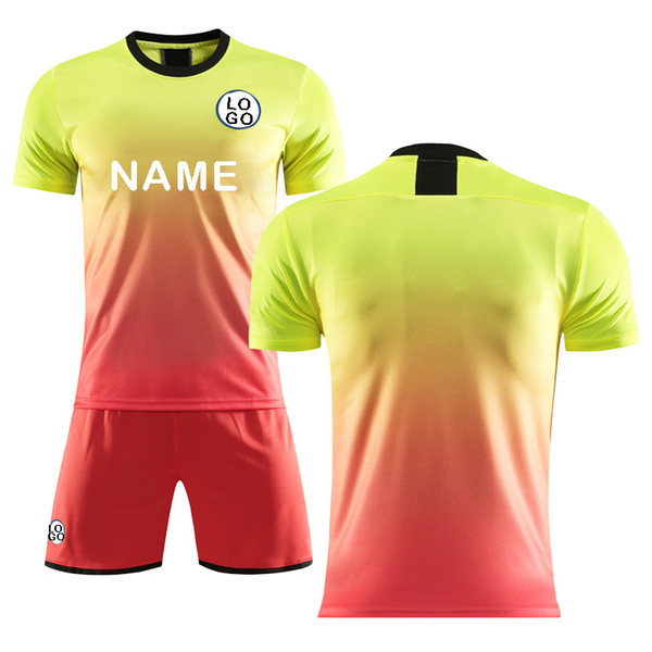 Men's children's version of the new club football clothes can be customized according to the team, name, number and so on.