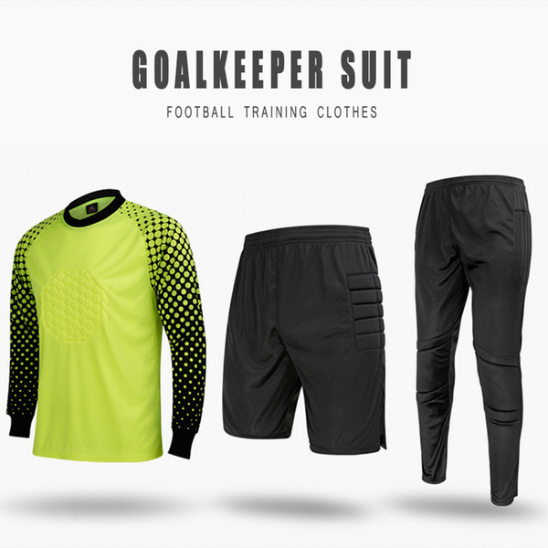 New style long sleeve soccer goalkeeper suit fashion style protection function strong quality super good material comfort