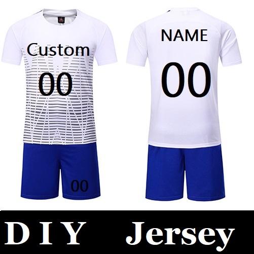 Customize Men Professional Football Suits Sets New Season Team Soccer Jersey Youth Training Football Uniform