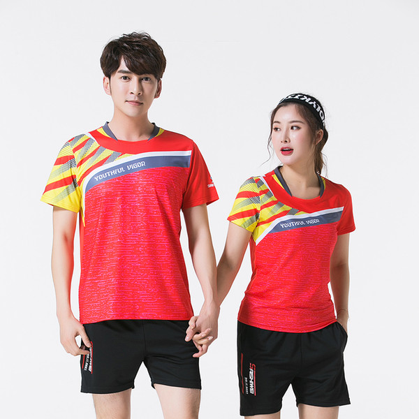 Fashion-Qucik dry Badminton sports clothes Women/Men,Tennis suit , table tennis clothes, Tennis set, badminton wear sets 3880