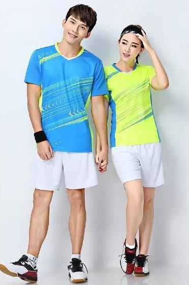 2019 summer sportswear short sleeve skirt suit badminton clothing children and men's autumn tennis clothing wholesale