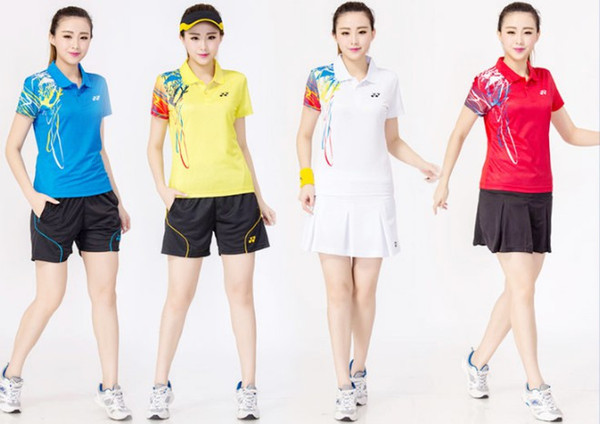 Factory price direct selling new pair tennis suit short sleeve lapel breathable fast dry tennis suit