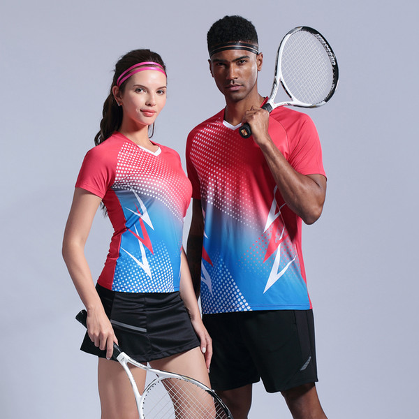 Men Tennis Set Padel Shirt Badminton Set Sport Shirt Running Quick Dry Breathable Women Table Tennis jersey Training