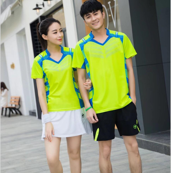 New spring and summer sports suit men and women casual breathable hengli badminton quick dry suit