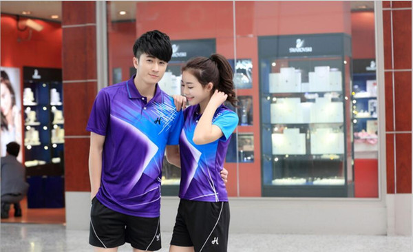 New casual tennis outdoor wear for men and women volleyball table tennis badminton speed dry tennis clothing