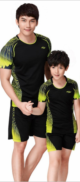 New fashion Men's and women's summer team buying customized sports tennis uniforms for children's training uniforms