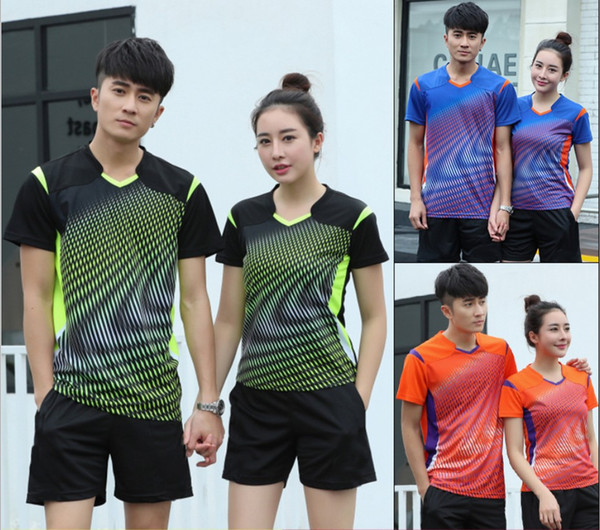 A new generation of tennis wear suit fast dry breathable boys and girls couples tennis wear sportswear