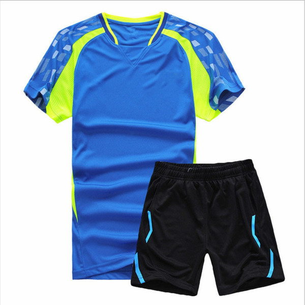 2019 new comfort group purchase package for kids tennis suit for boys and girls anti-wrinkle red bule