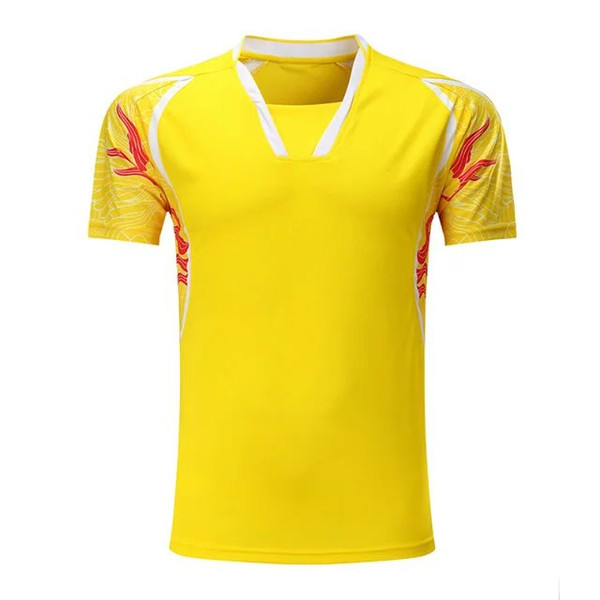 Sportswear Quick Dry Breathable Badminton Shirt,Women/Men Table Tennis Dragon Print Team Game Running Training Sport T Shirts