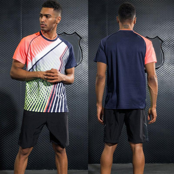 Men's Tennis Outdoor Sports Top Short Male Sport Clothes