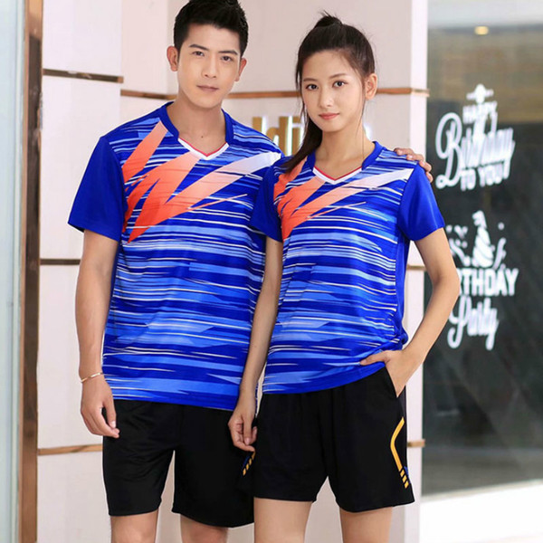 Badminton Shirt Shorts 2019 Men's Women's Sportswear Jersey Fast-drying Competition Training Uniform Table Tennis Clothing