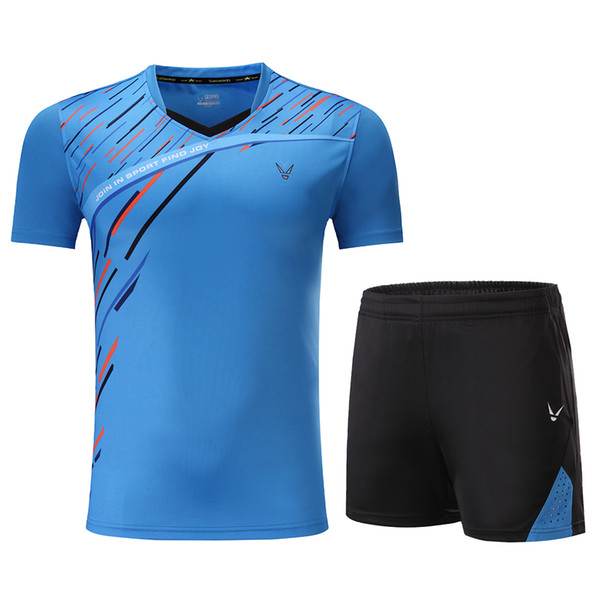 Free Print Qucik dry Badminton sports clothes Women/Men , table tennis clothes, Tennis suit , badminton wear sets 3859