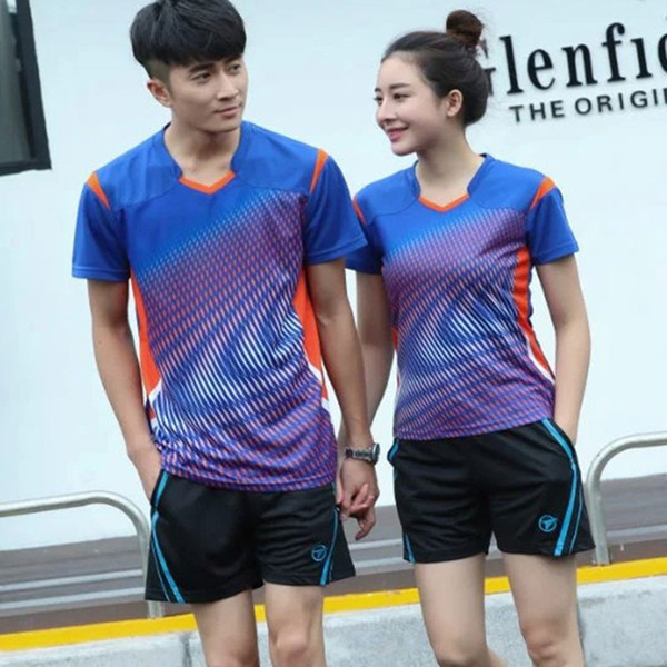 New Table Tennis tshirt,Volleyball shirt,Badminton shirts Men,Women sport shirt Tennis shirts, Fitness sports training tshirts