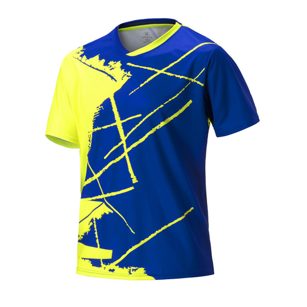 Men Tennis Shirts Outdoor Sports Football Kit Running Shirts Workout Clothes Badminton Soccer Jerseys Short Sleeve T-shirts Tops