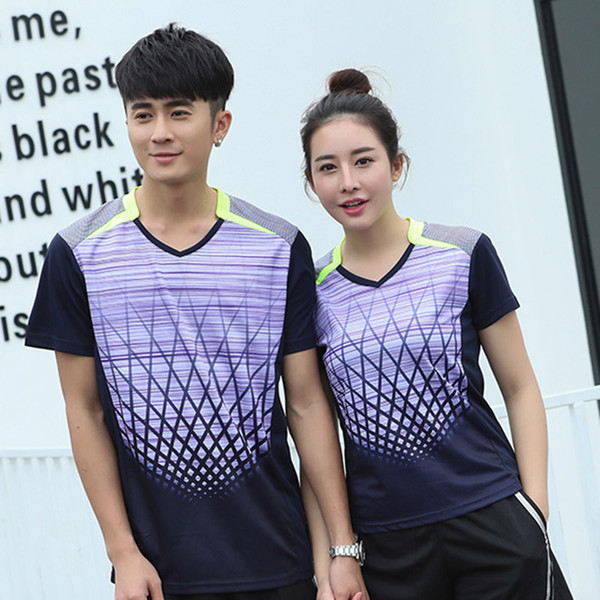 New Badminton t shirt Men/Women's , Tennis wear t shirt , sports badminton clothes ,Table Tennis shirts AY101