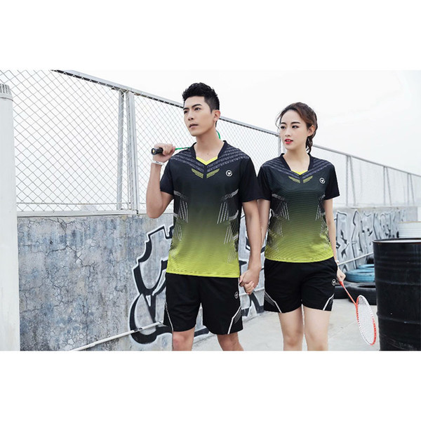 Quick Dry Breathable Badminton Tennis Shirts Women Men Table Tennis Professional Game Running Training Sportswear Loose T Shirts