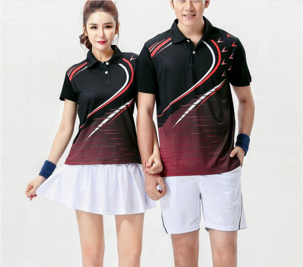 New 2018 badminton sportwear t-shirts,Polyester quick-drying Table tennis shorts,tennis sport shirt jersey,sport Training suit