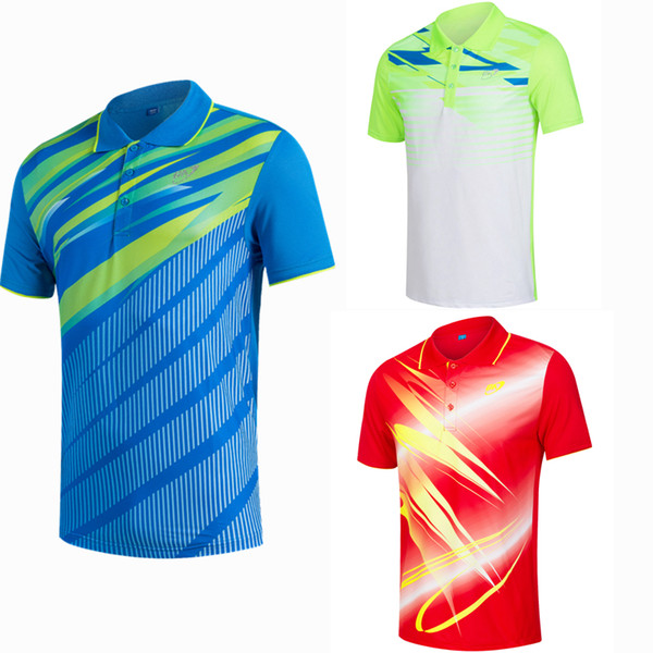 Custom Sport Quick Dry breathable golf badminton POLO shirt Jerseys,Women/Men table tennis team game training running T Shirts