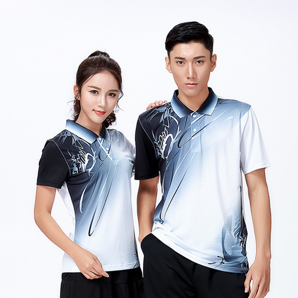 New Sports clothes Badminton wear shirts Women/Men's ,sports Tennis shirt , Table Tennis shirt , Quick dry sportswear 8810