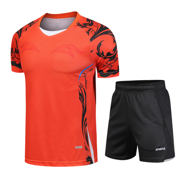 New Men's and Women's Tennis Shirts, Breathable Quick-Dry Sports Shirts, High Quality Badminton Tennis Shirts + Shorts