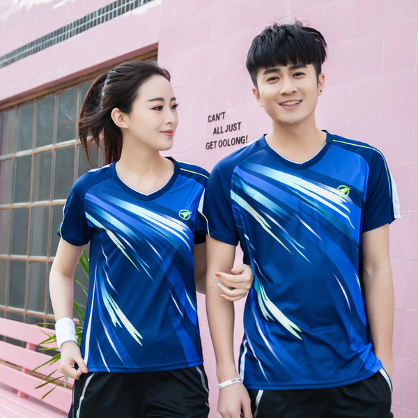 New Quick dry Badminton sports shirt, Tennis shirt Male/Female ,Badminton Table Tennis Jerseys ,Tennis T-shirts A117