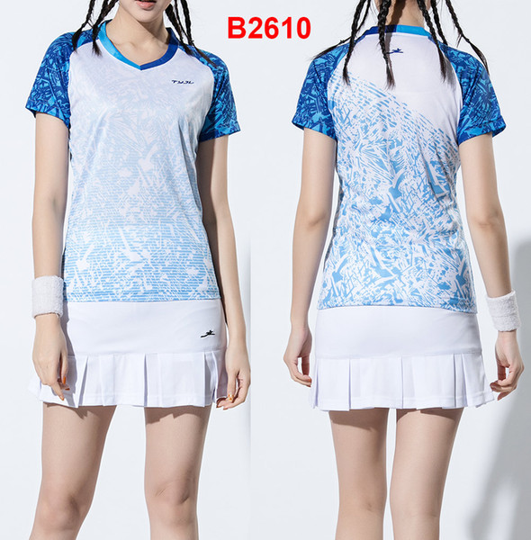 Women Qucik dry Badminton clothes , sport sets , Tennis clothes Badminton clothing Tennis wear sets Sports suits