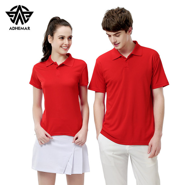 Adhemar new short-sleeved tennis shirt casual fashion clothes for business and sports polo shirt