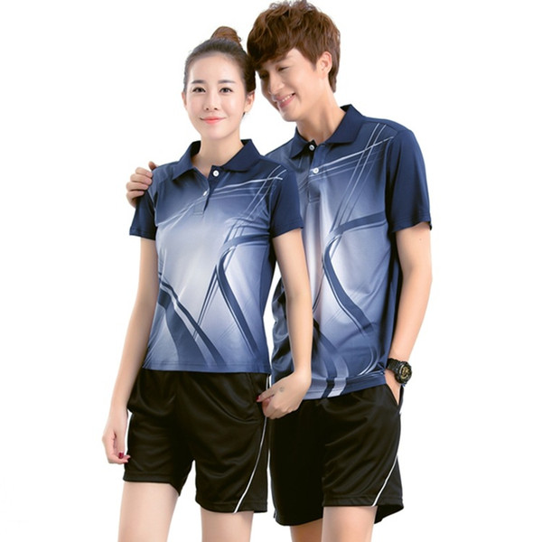 Blank Badminton jersey & shorts men & women Tennis Training suit sportswear shuttlecock shirt Running sportswear badminton shirt