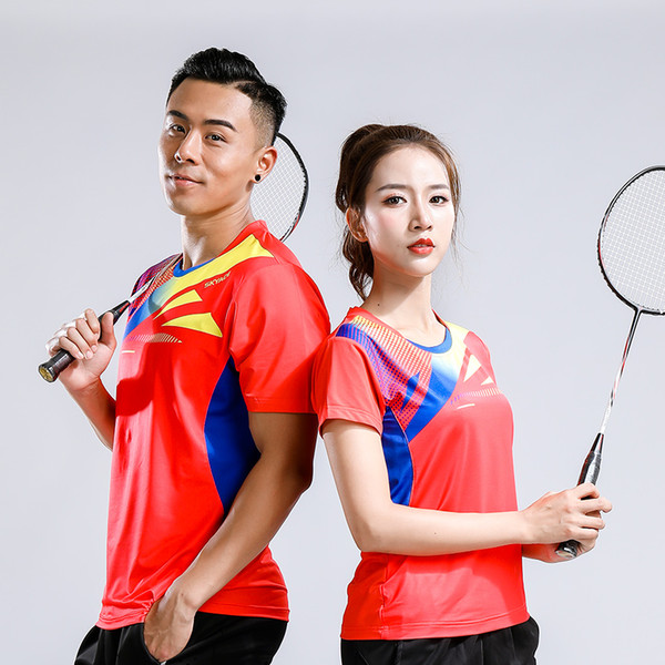 New Quick dry Badminton sports shirts/clothes, Women/Men,table tennis shirts,badminton wear shirts,Table Tennis t shirt 230A