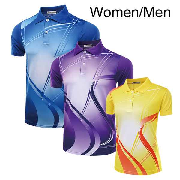 Free Print badminton shirt Men / Women , Table tennis shirt , Badminton t female/male sports Tennis 5051AB