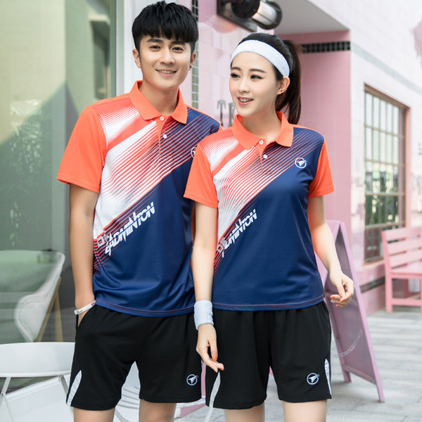 2018 new table tennis jersey Badminton sports clothes (skirt) Women/Men Tennis suit badminton wear sets Vetement De Table