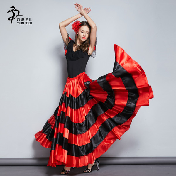 Flamenco Skirt Gypsy Skirt Spanish Dance Costumes