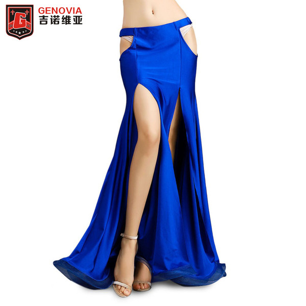 Sexy Slits Skirt Women Belly Dance Skirt Women Professional Belly Dance Costume Dress