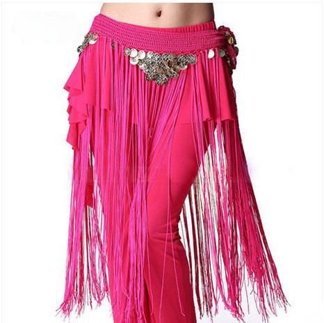 Belly dance costumes senior gold coins tassel belly dance belts for women costume hip scarf
