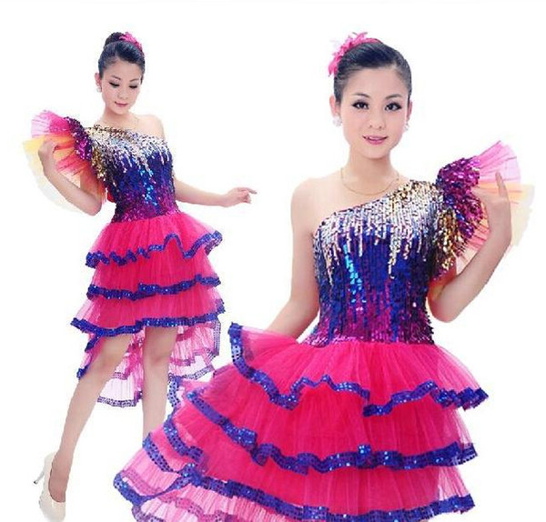 New female Latin Dance Costume latin dance costumes for women High quality stage performance service latin competition dress