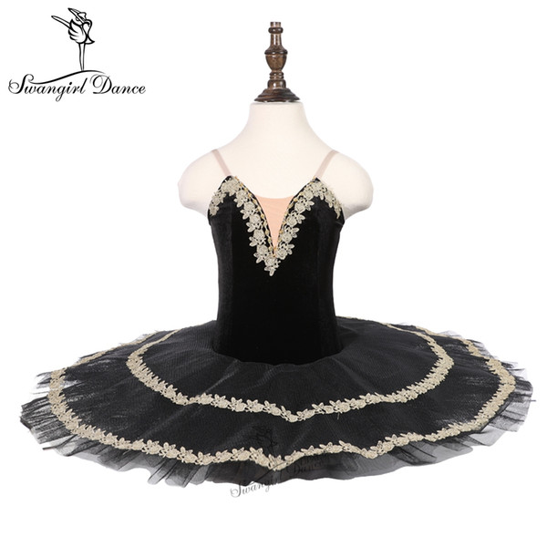 children black swan lake performance tutu stage costume ballerina girls ballet costume dance tutu 18085