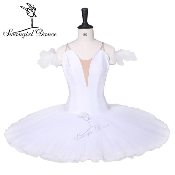 White Swanlake Professional Ballet Tutu For Women Peformance Show Stage Classical Tutu Costume BT9111