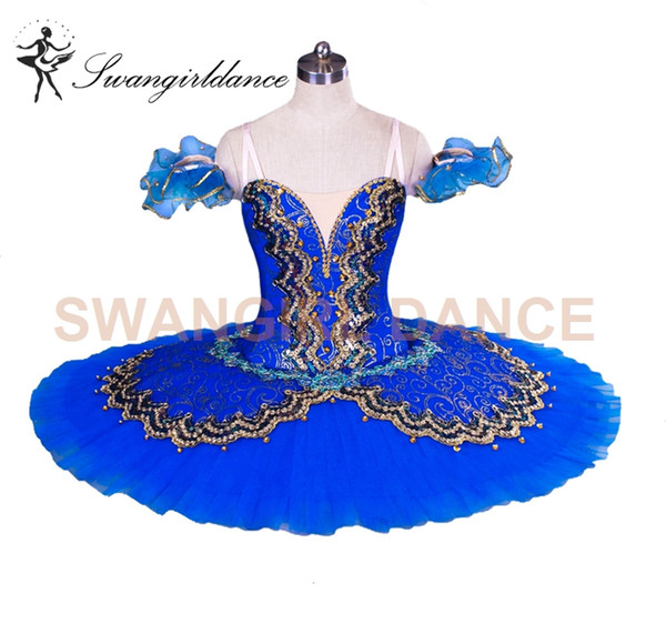 Free women blue bird ballet tutu performanace professional stage tutu dressBT8943