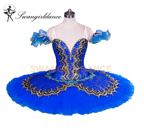 Blue Bird Classical Tutu Women Professional Ballet Platter Sleeping Beauty Ballet Stage Costume Tutu Girls BT8943F