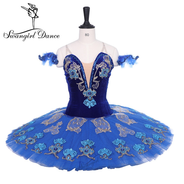 Adult Royal Blue Bird Classical Professional Ballet Tutu Le Corsaire Girls Performance Tutus Competition Ballet Costumes Women BT9232