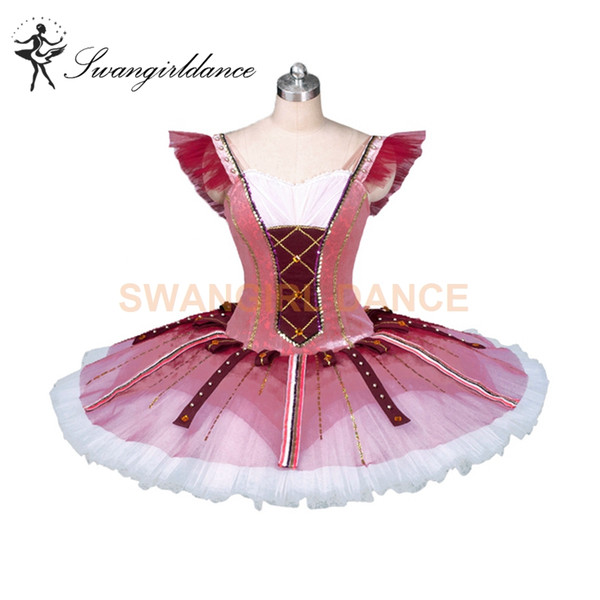 Don Quixote Women Professional Tutu Adult Classical Pancake Stage Costume BT9123