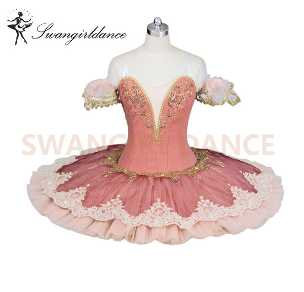 adult Peach Fairy professional ballet costumes for women ballerina girls performance pancake tutu dress adult ballet tutu costumeBT9026