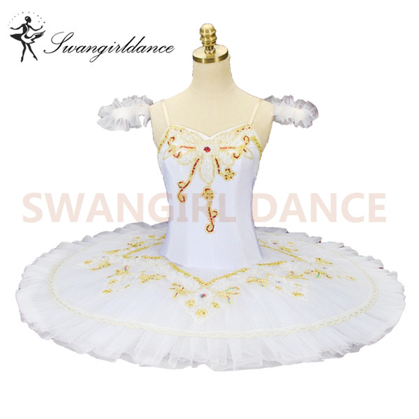 White Swan Classical Ballet Tutu Woman Professional Ballet Tutu For Adult Classic Ballet Stage Costume KidsBT8962