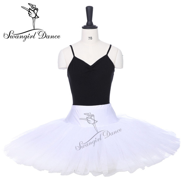 practicing rehearsal classical ballerina ballet tutu costume white Hard Tulle half ballet tutu BT8923