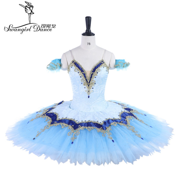 blue professional tutu dress women classical Professional Ballet Tutus Coppelia Swan Lake Ballet Costume for girlsBT9255