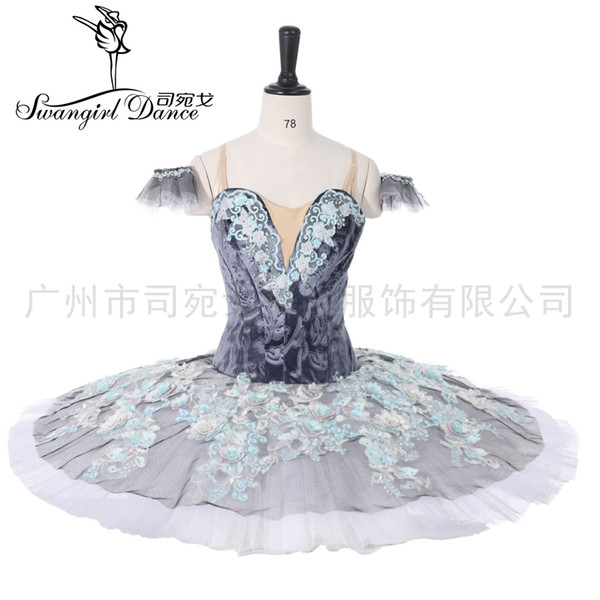 Professional Classical Ballet Tutu Costume Gray BT9119