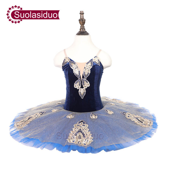 Childre Blue Professional Ballet Tutu The YAGP Performance Dancewear Kids Classical Ballet Dance Competition Costumes Adult Ballet Skirt