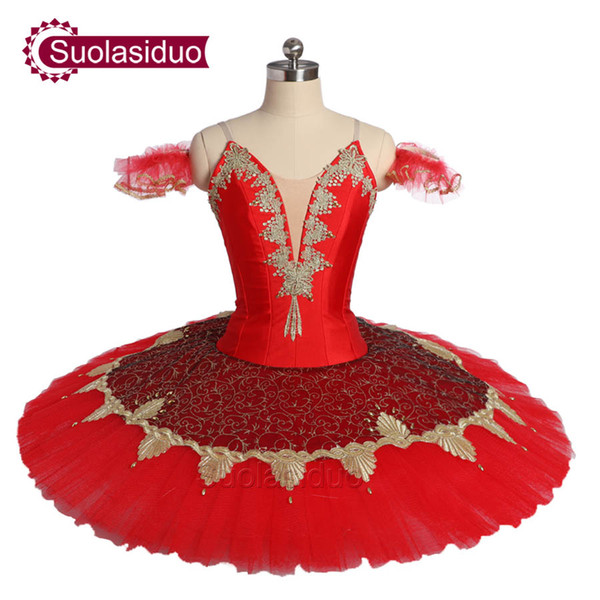 New Arrival Adult Red Classical Ballet Tutu The Remonda Stage Performance Costumes Women Ballet Dance Apperal Girls Ballet Skirt