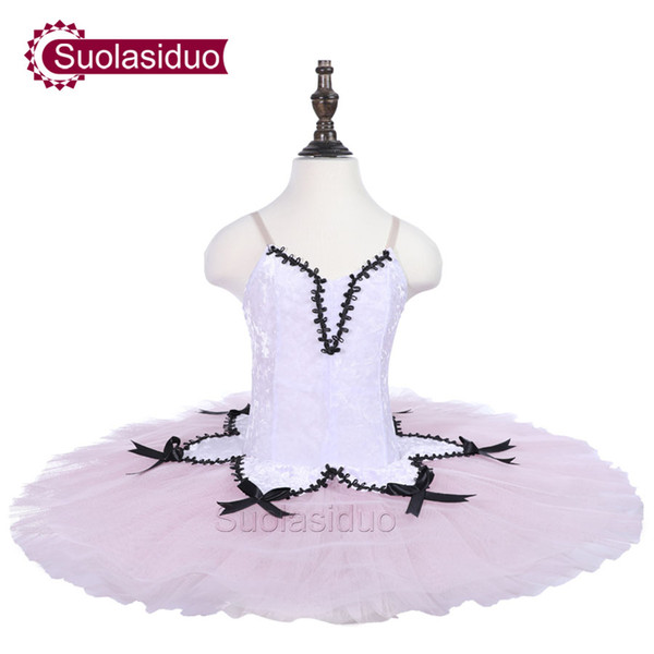 Children White Ballet Tutu The Nutcraker Stage Performance Costumes Girls Pink Classical Ballet Dance Apperal Kids Ballet Skirt