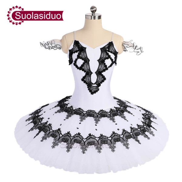 Adult White Ballet Tutu Stage Wear Women Swan Lake Ballet Dance Costumes For Competition Girls Ballet Skirt Apperal